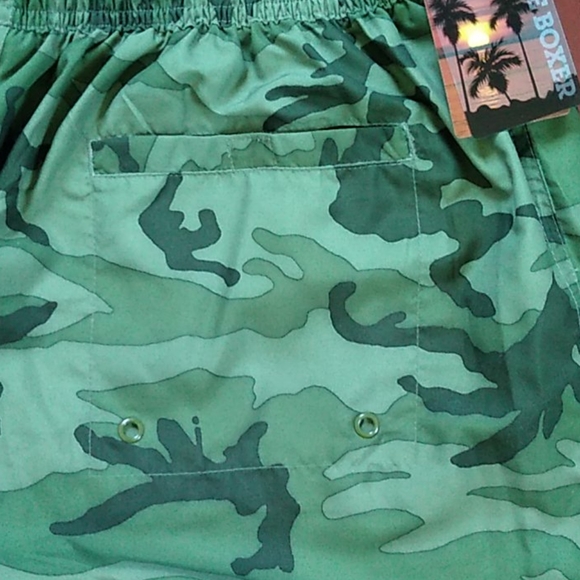 New Men's camo board shorts/swim trunks sz L - Picture 6 of 8